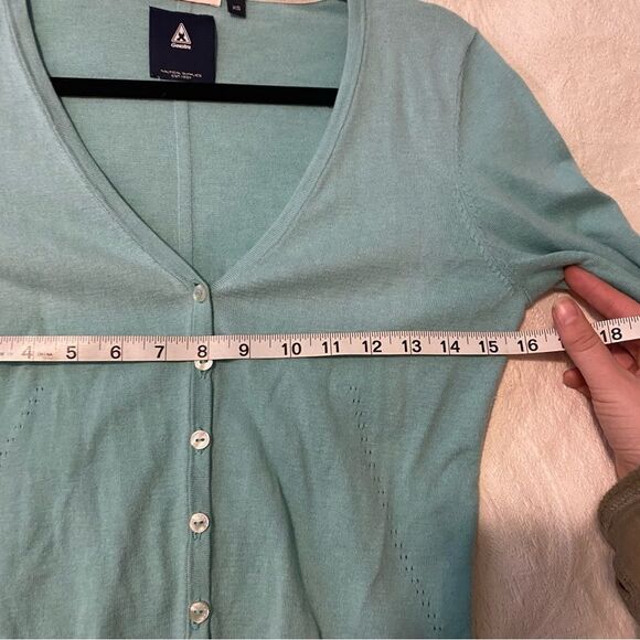 Gaastra See the Sea XS Teal Blue Cardigan Sweater - Picture 6 of 7